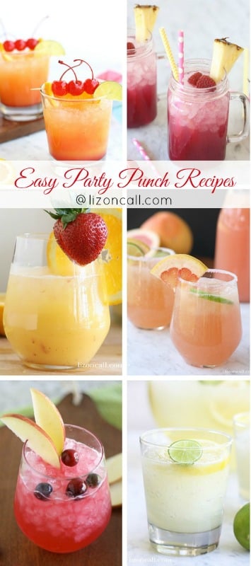 Recettes de punch de fête faciles pour toutes les occasions. Des recettes simples de punch de fête pour les enfants, les vacances, les douches et les brunchs. Toutes les recettes de punch de fête sans alcool.