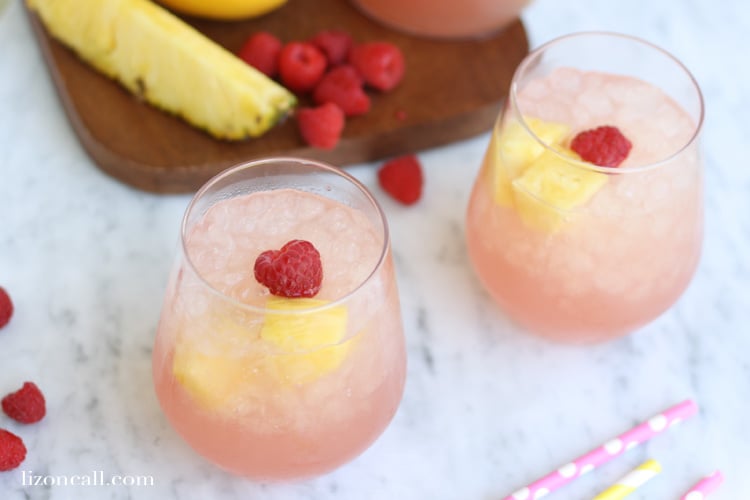 Sparkling Pink Punch Party Recipe - Made by a Princess