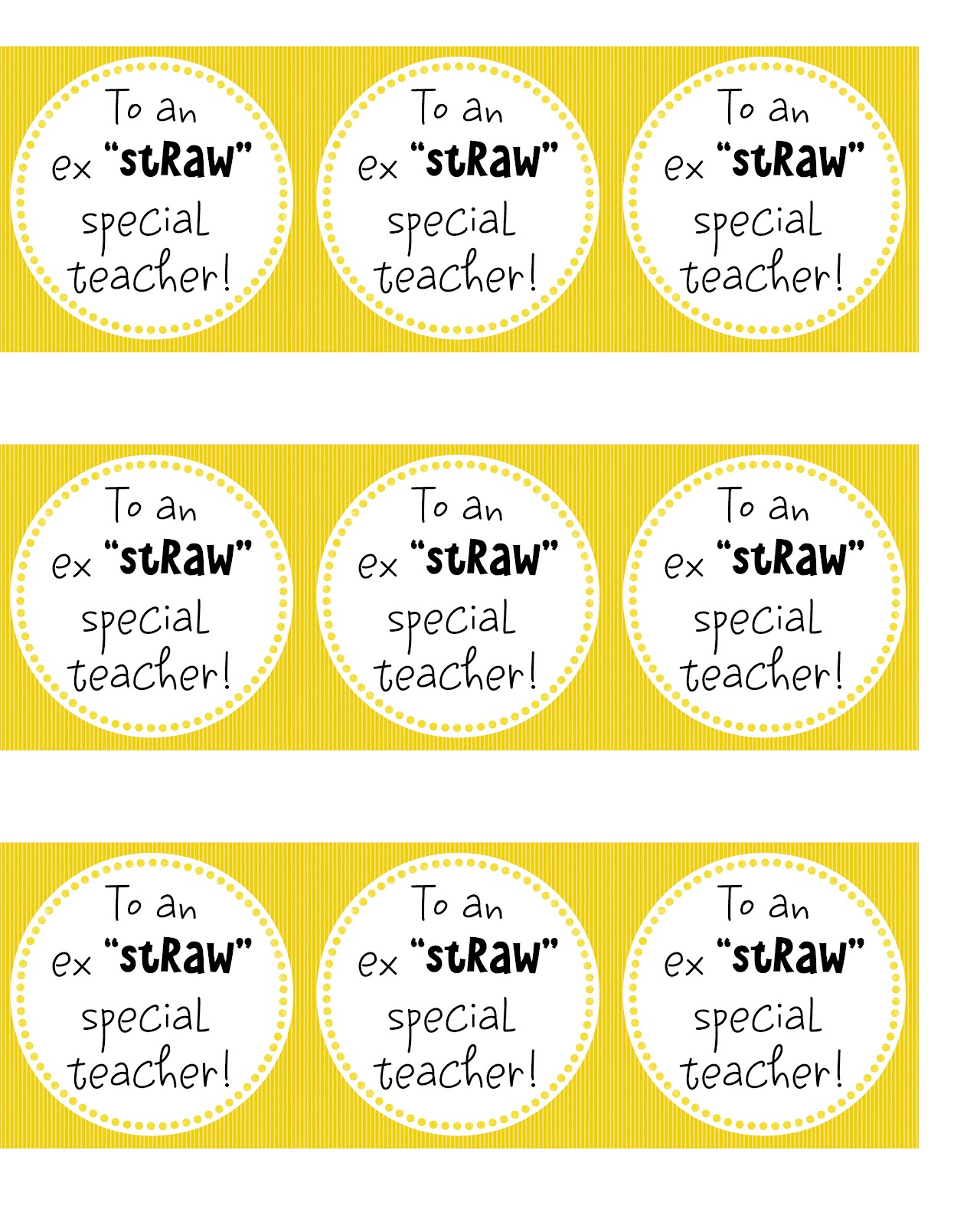 Ex"straw" Special Teacher - Liz on Call