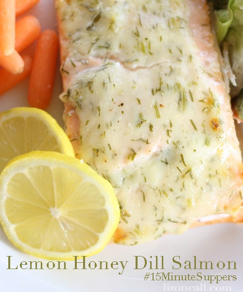 Lemon Honey Dill Salmon #15MinuteSuppers 1