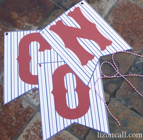 Get The Party Started with Your Free Baseball Pennant Banner Download! –  Team Colors By Carrie