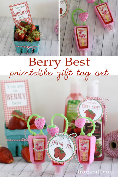 “Berry” Best Printable Gift Tags