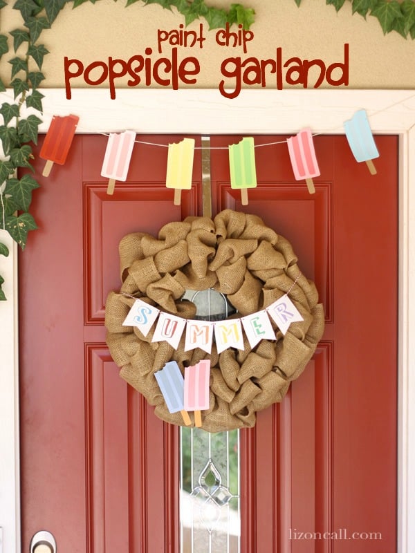 How to Use Computer Grafix to Make a Popsicle Garland