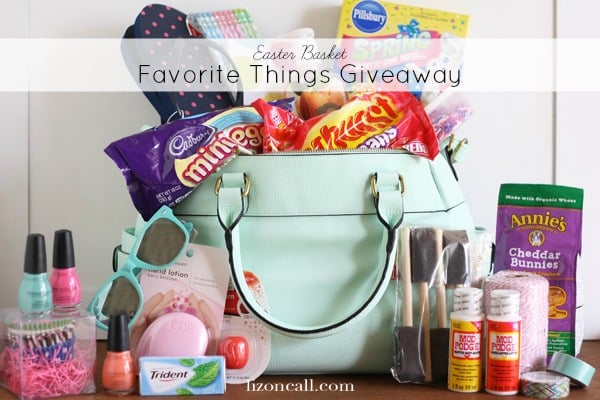 Easter Basket Favorite Things Giveaway ($100 value prize) - lizoncall.com