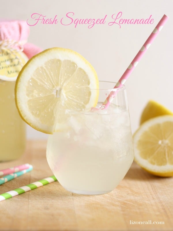 titled image (and shown): Fresh squeezed lemonade