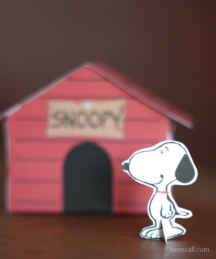 Printable Snoopy Dog House Kid Craft Liz On Call