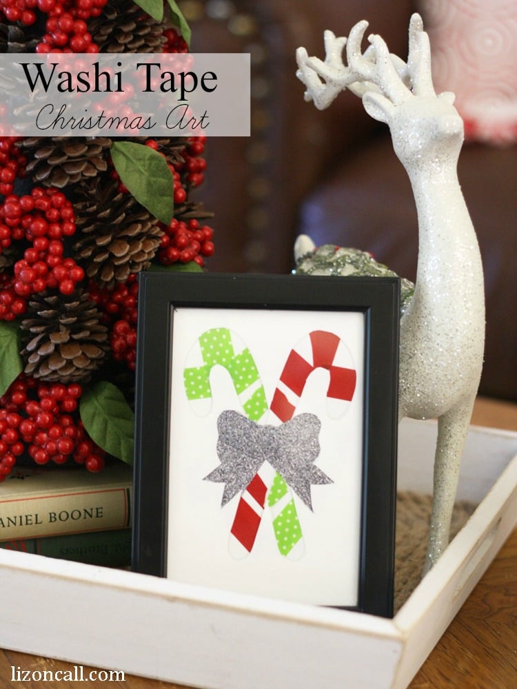 Easy Washi Tape Christmas Tree Treat Bag - The Crafty Blog Stalker