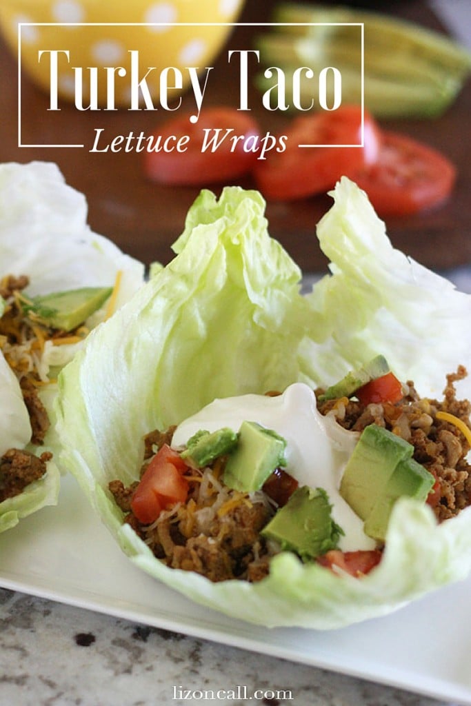 These Turkey Taco lettuce wraps a healthier way to eat your favorite food.