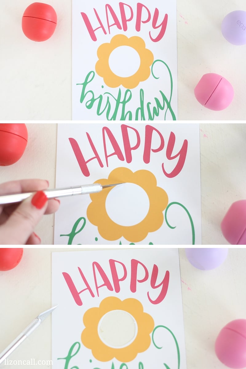 Free Printable EOS Happy Birthday Gift Card Liz on Call