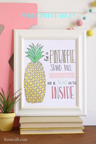 Free Pineapple Printable