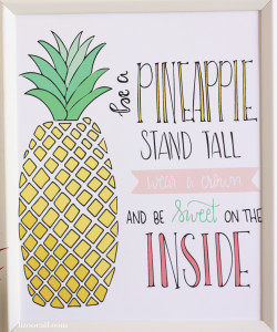 Free Pineapple Printable