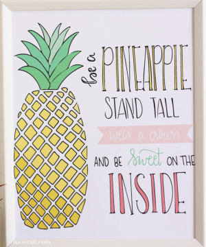 Free Pineapple Printable