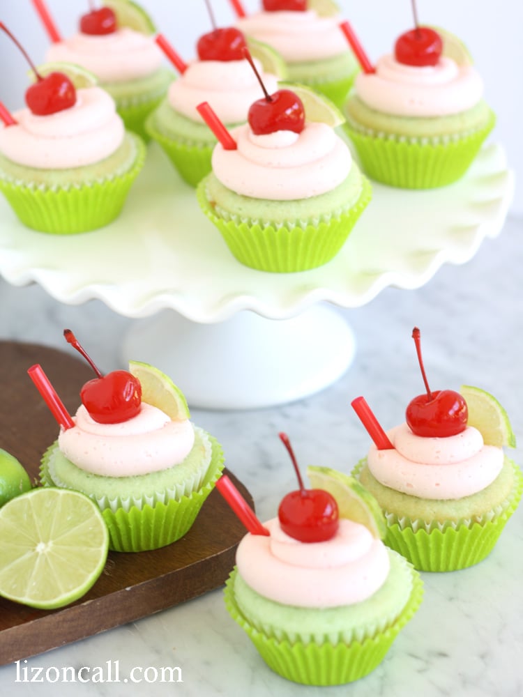 Cherry Limeade Cupcakes 3