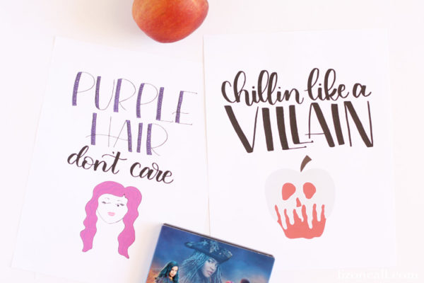 Disney Descendants 2 Free Printables