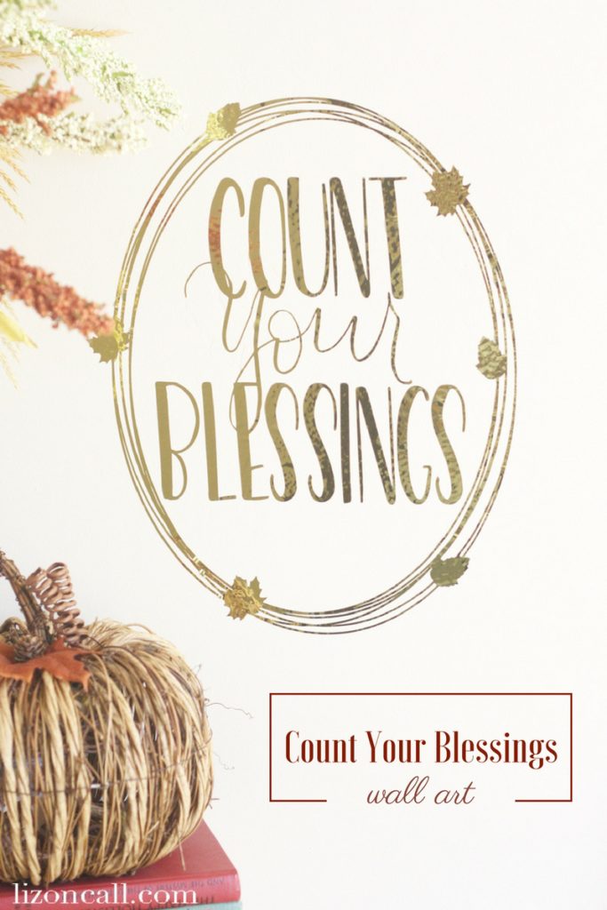 Count Your Blessings Wall Art Wreath — Liz on Call