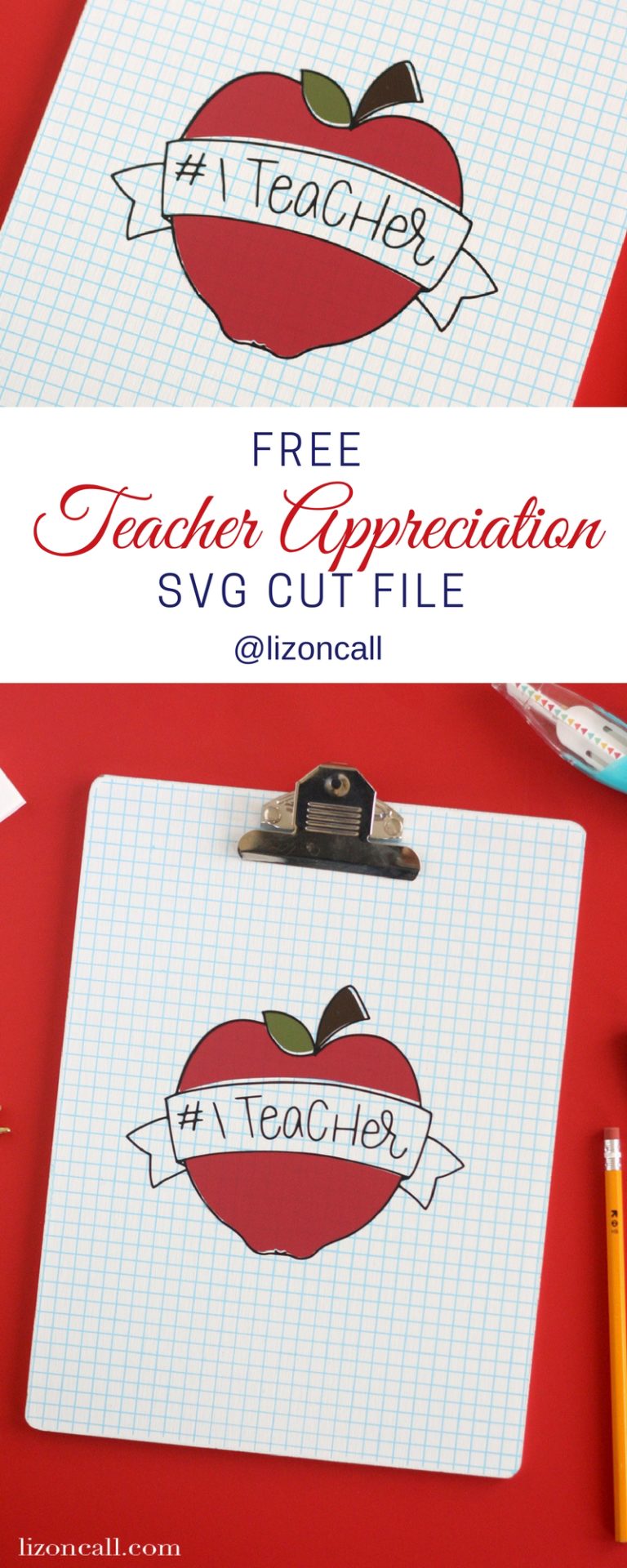 Free Teacher Appreciation SVG Cut File