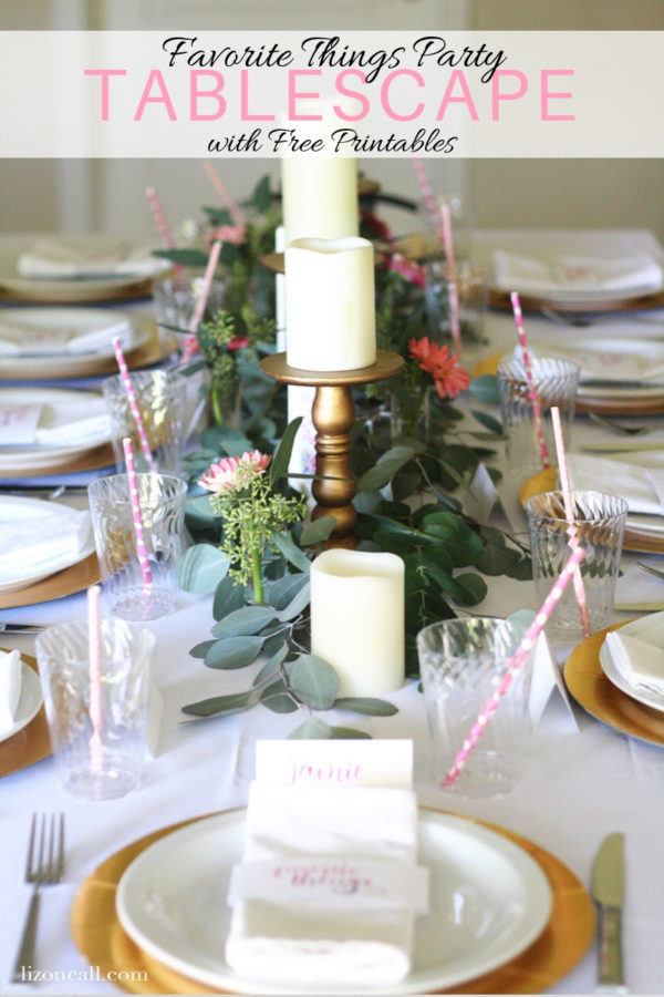 Free Favorite Things Party Printables