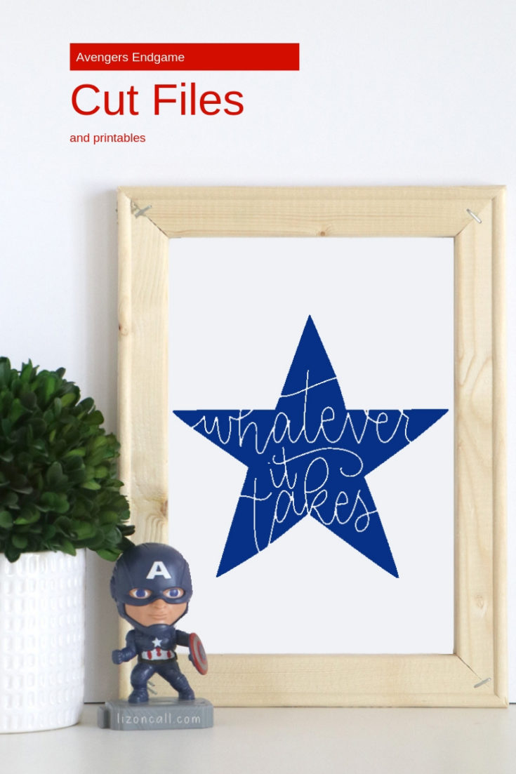 Avengers Endgame Printables and Cut Files