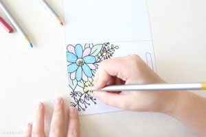 Coloring Note Cards Free Printables