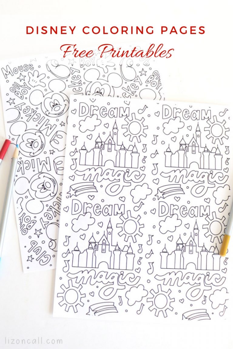 Free Disney Coloring Pages