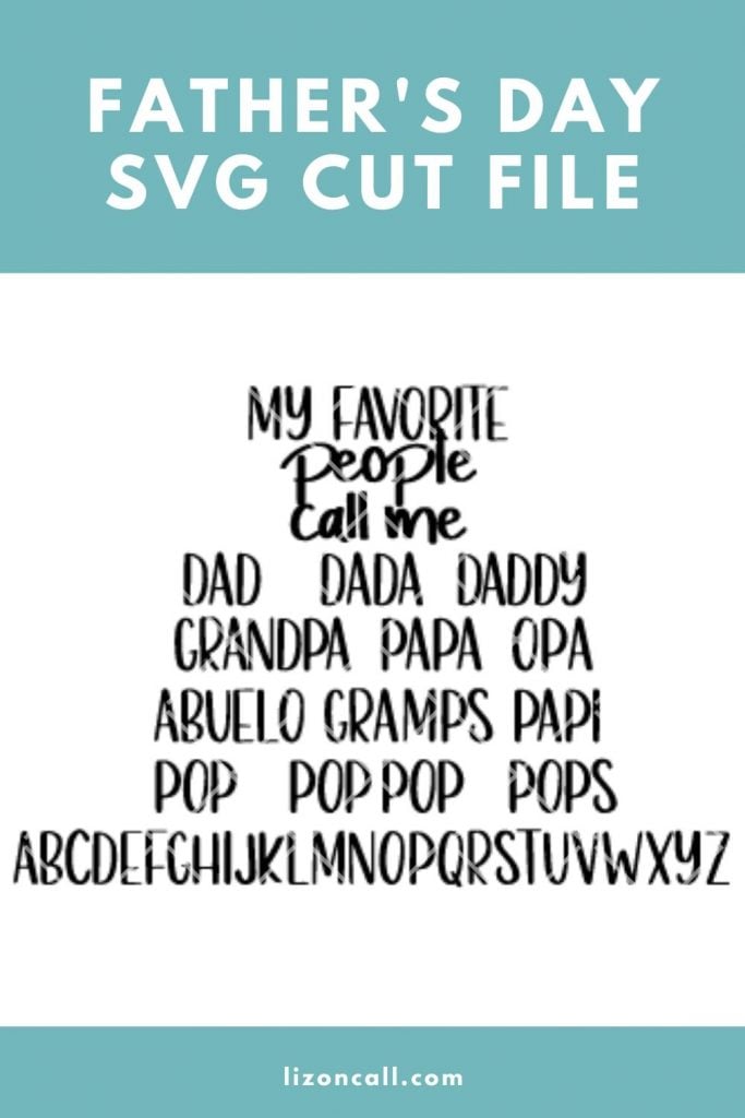 Free Father's Day Cut Files — Liz on Call