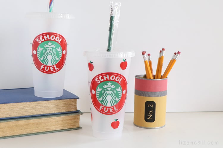 How to make a Custom Starbucks Cup Wrap with Free Template - Gina