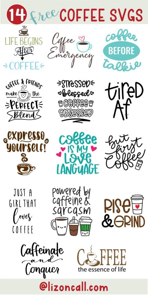 Coffee Collage Png Space