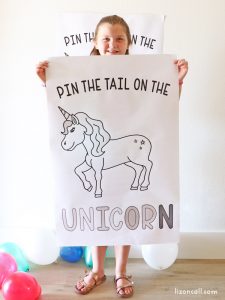 Free Pin The Tail On The Unicorn Printable