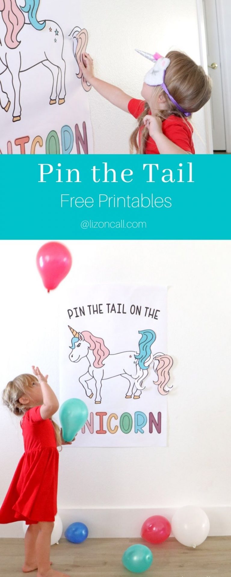 Free Pin The Tail On The Unicorn Printable