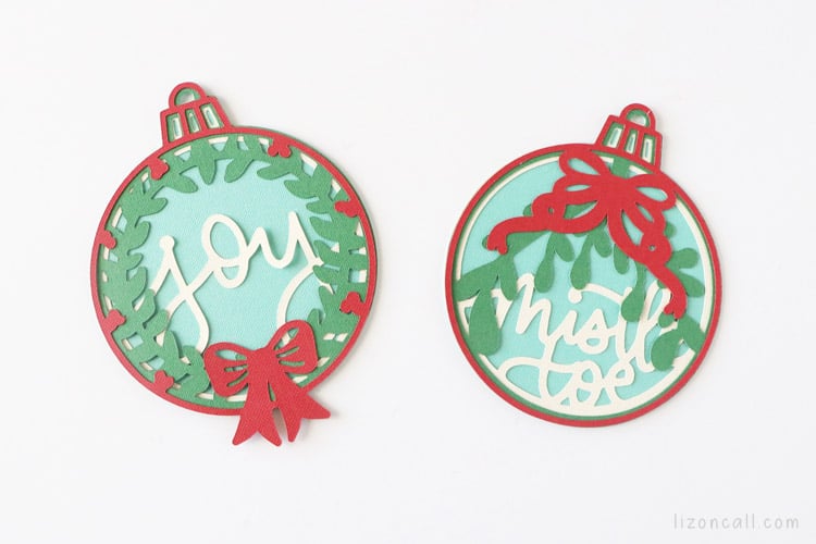 Layered Christmas Ornaments 6