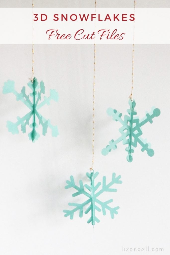 3d Snowflakes 1