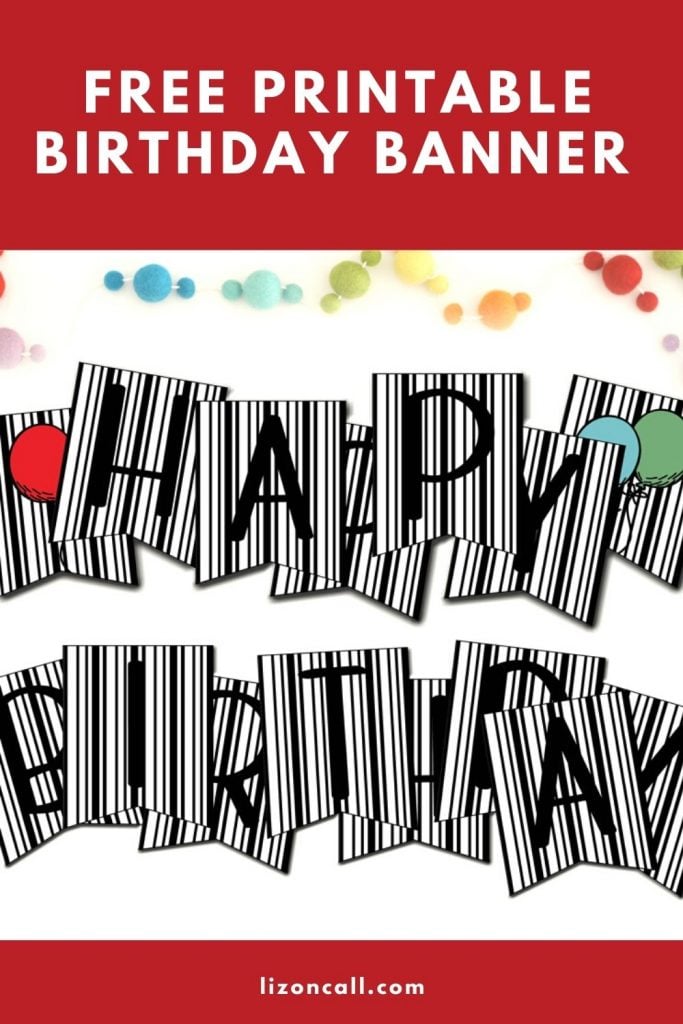 free printable happy birthday banner templates