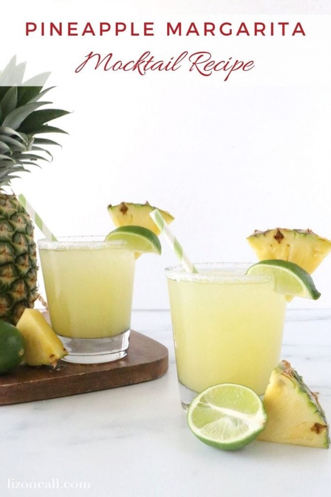 Pineapple & lime mocktail recipe