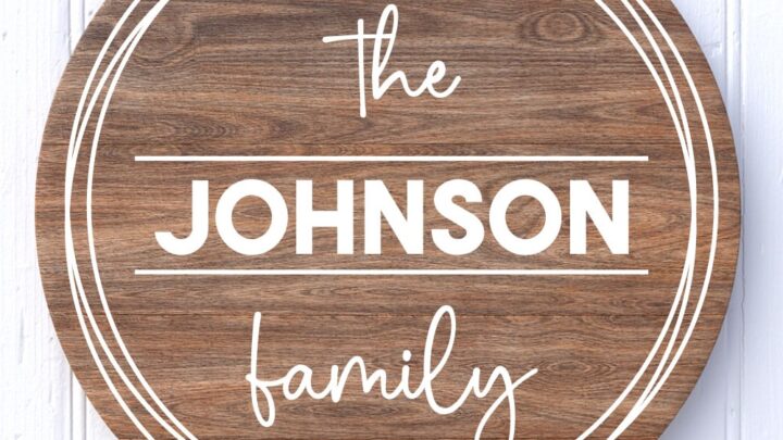 Family Name Sign