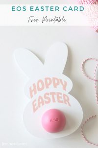 Free EOS Easter Printable Card