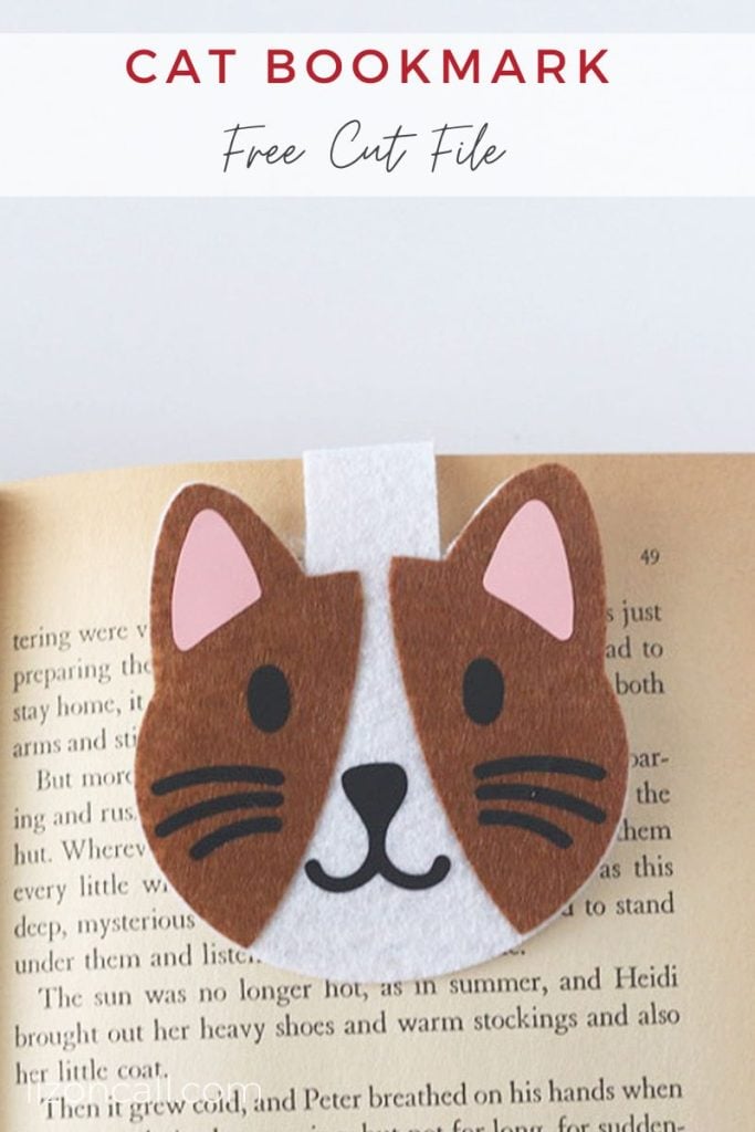 Felt Cat Bookmark — Liz on Call