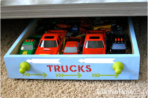 toy truck storage